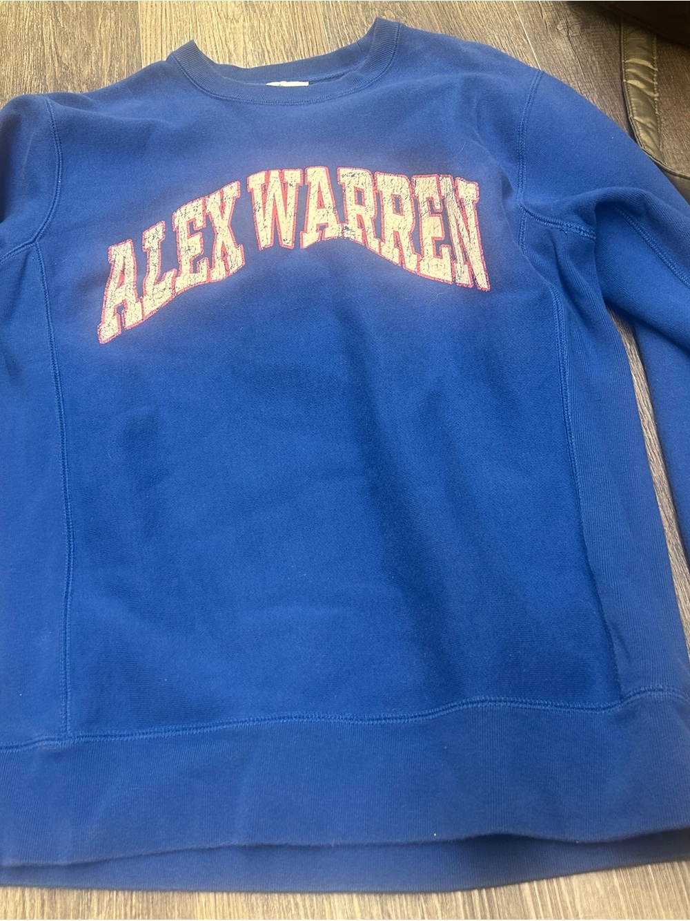 Alex Warren Merch Royal Blue Crewneck Sweatshirt
